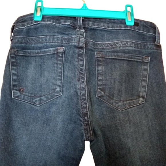 Kut From The Kloth Straight Leg MidRise Jeans Dark Wash 6L - Picture 5 of 9